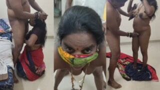 Video Seks Desi: Dua Pria Ngentot Babu Birahi